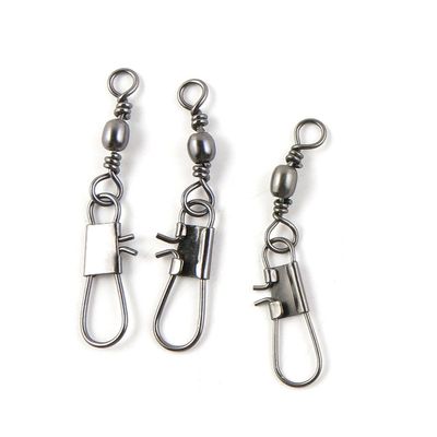440 Pcs Fishing Swivel Sea Terminal Tackle Clip Connector Solid Coastlock Bulk Lots 04702 Snap Rolling Test 15kg Cross Lock