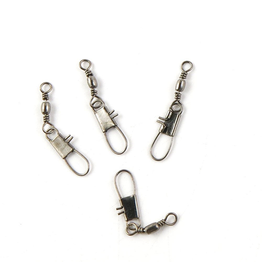 610 Pcs Fishing Swivel Sea Terminal Tackle Clip Connector Solid Coastlock Bulk Lots 00994 Snap Rolling Test 14kg Cross Lock