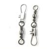 90 Pcs Fishing Swivel Sea Terminal Tackle Clip Connector Solid Coastlock Bulk Lots 09331 Snap Rolling Test 42kg Cross Lock view 1