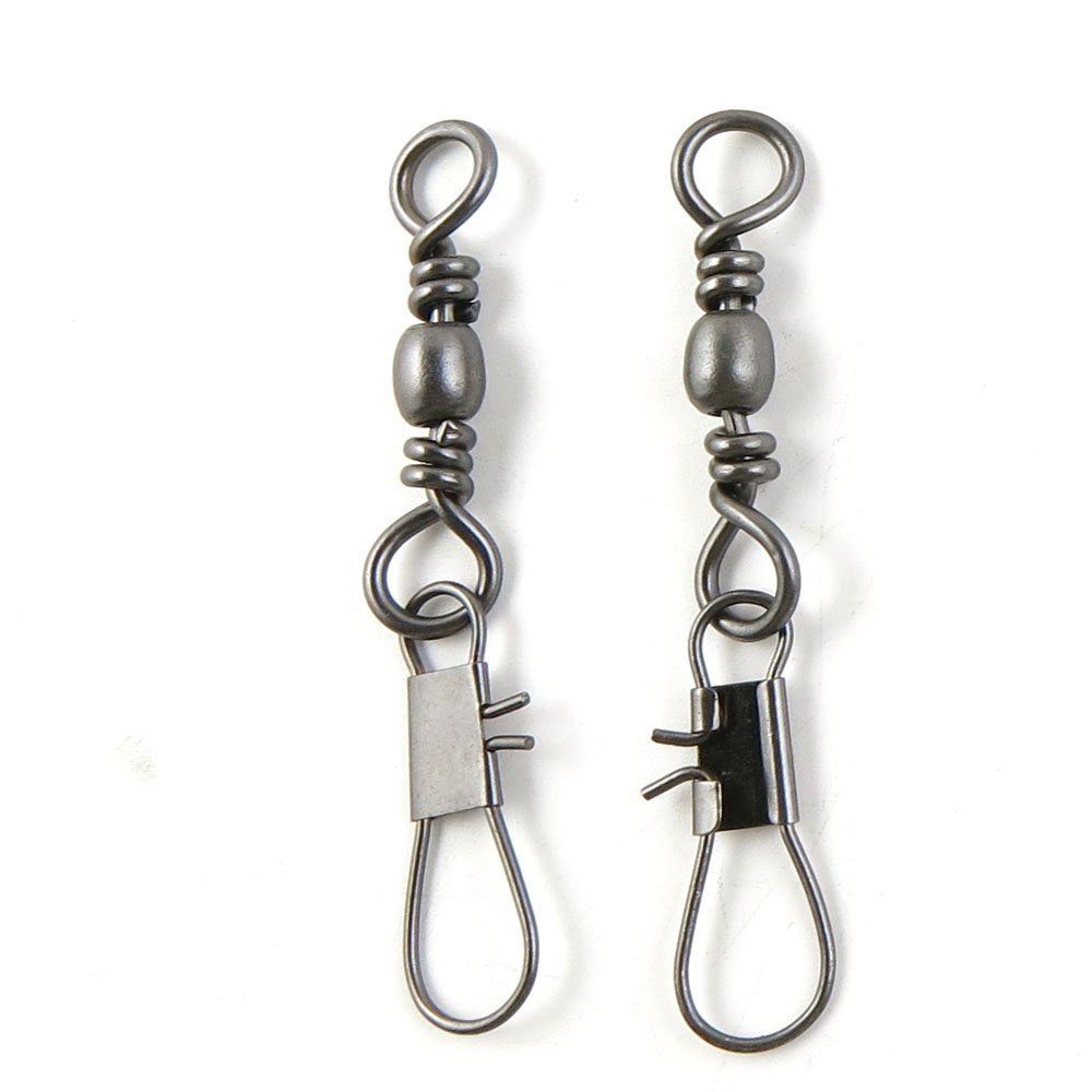 80 Pcs Fishing Swivel Sea Terminal Tackle Clip Connector Solid Coastlock Bulk Lots 01213 Snap Rolling Test 42kg Cross Lock
