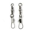 80 Pcs Fishing Swivel Sea Terminal Tackle Clip Connector Solid Coastlock Bulk Lots 01213 Snap Rolling Test 42kg Cross Lock view 1