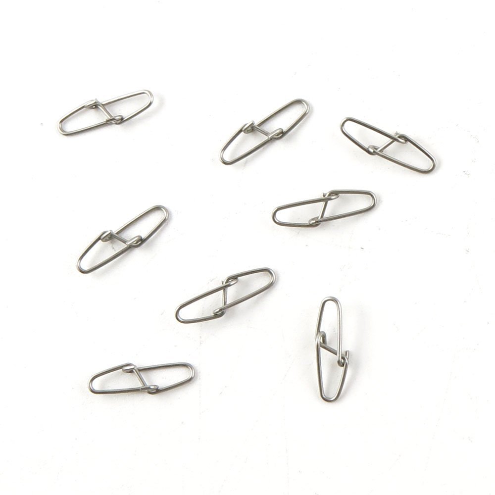 790 Pcs Fishing Swivel Sea Terminal Tackle Clip Connector Solid Coastlock Bulk Lots 04458 Double Snaps Test 9kg Cross Lock