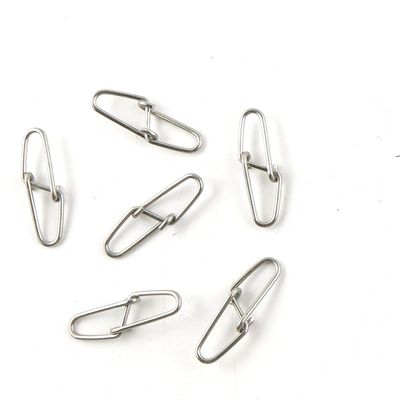 10 Pcs Fishing Swivel Sea Terminal Tackle Clip Connector Solid Coastlock Bulk Lots 02463 Double Snaps Test 45kg Cross Lock