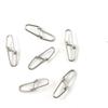 10 Pcs Fishing Swivel Sea Terminal Tackle Clip Connector Solid Coastlock Bulk Lots 02463 Double Snaps Test 45kg Cross Lock view 1