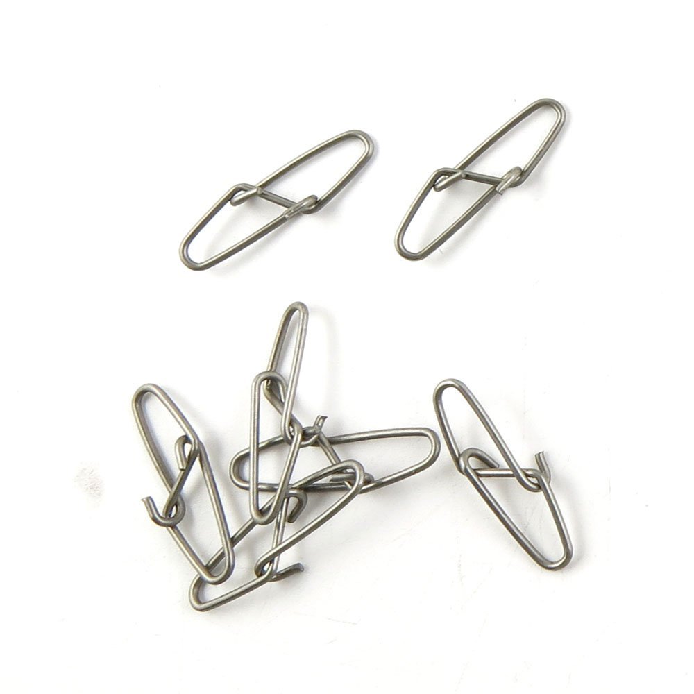 430 Pcs Fishing Swivel Sea Terminal Tackle Clip Connector Solid Coastlock Bulk Lots 02976 Double Snaps Test 55kg Cross Lock