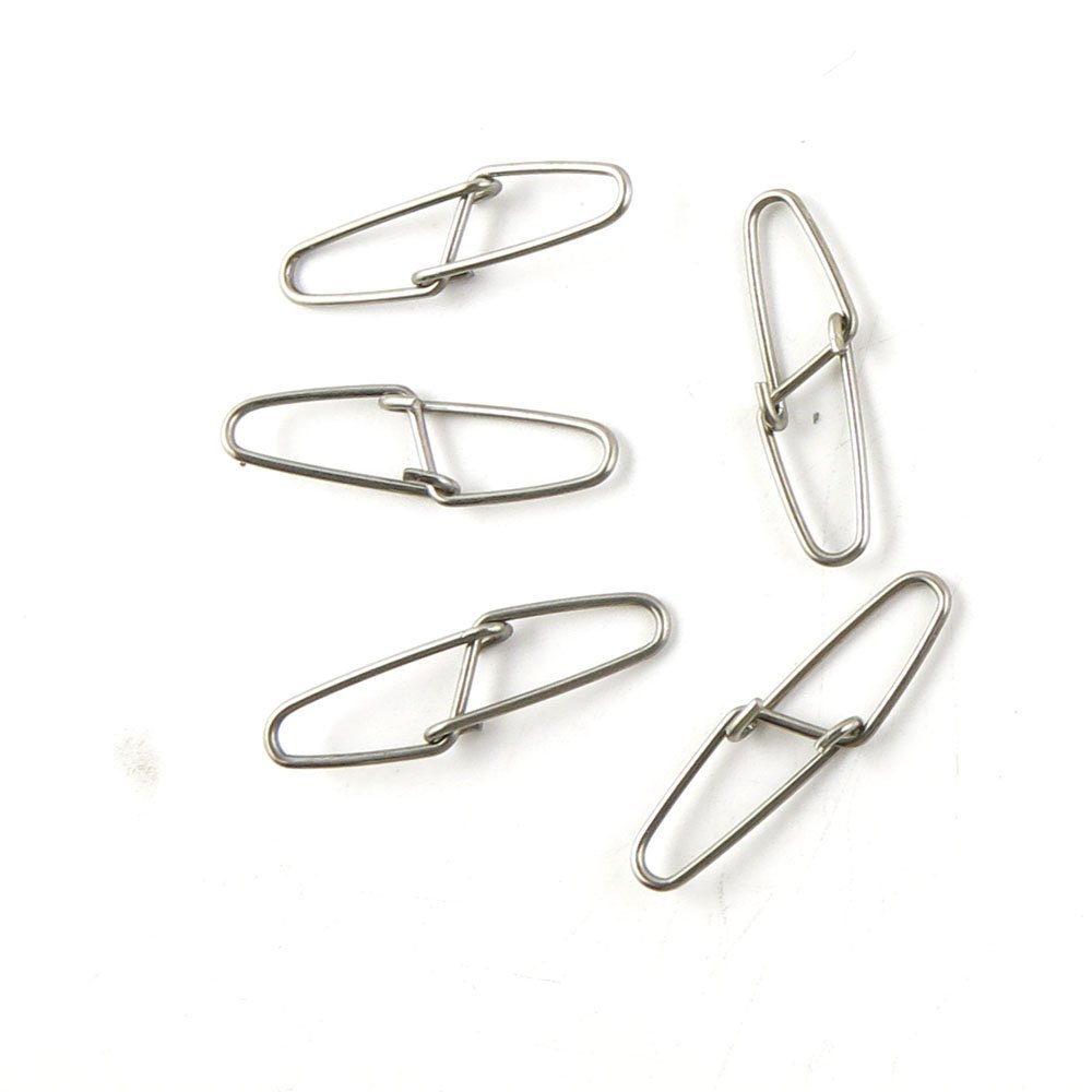450 Pcs Fishing Swivel Sea Terminal Tackle Clip Connector Solid Coastlock Bulk Lots 07398 Double Snaps Test 70kg Cross Lock