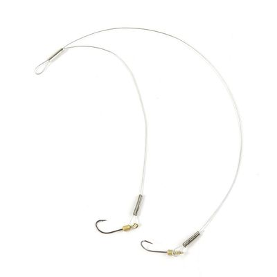 ebemallmall Fishing Tackle 50 Pcs Fishing Swivel Sea Terminal Tackle Clip Connector Solid Coastlock Bulk Lots 07342 Test 6kg Sea Double Line Hooks