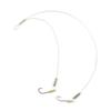 ebemallmall Fishing Tackle 50 Pcs Fishing Swivel Sea Terminal Tackle Clip Connector Solid Coastlock Bulk Lots 07342 Test 6kg Sea Double Line Hooks view 1