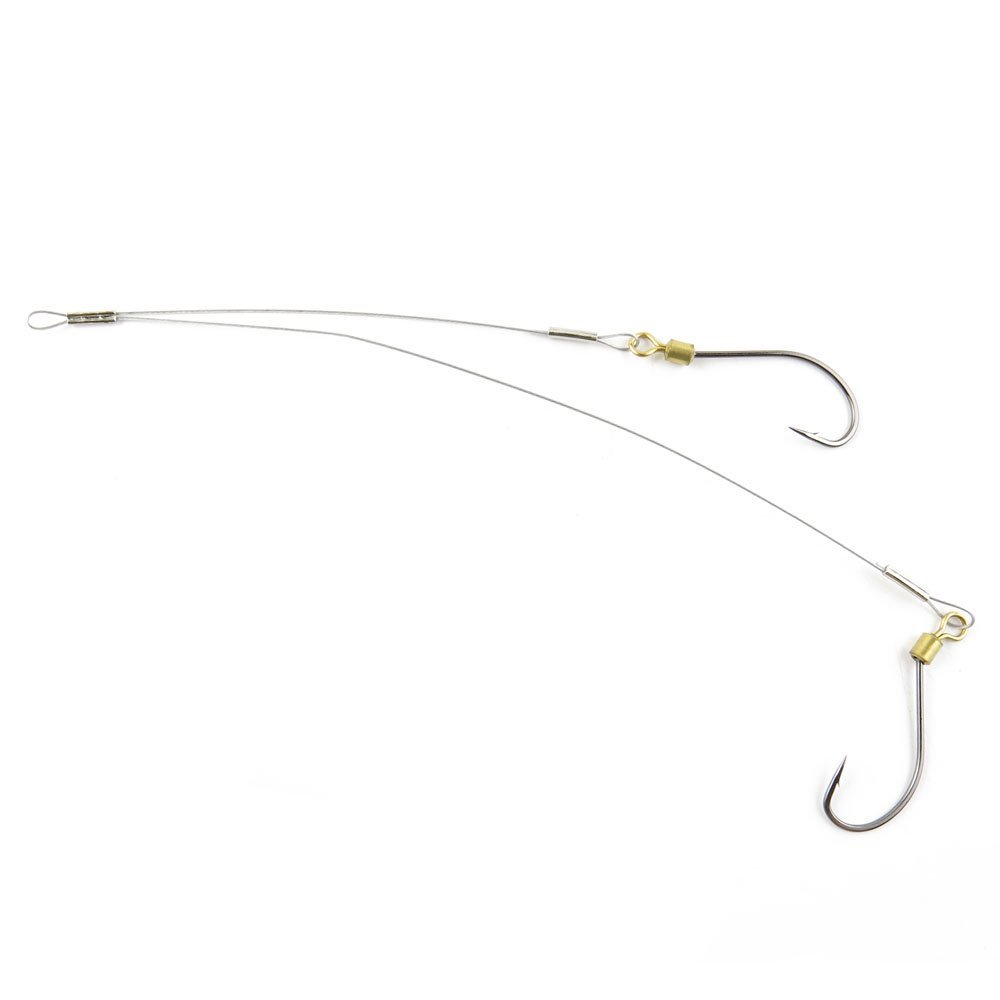 1 Pcs Fishing Swivel Sea Terminal Tackle Clip Connector Solid Coastlock Bulk Lots 08099 Test 18kg Sea Double Line Hooks