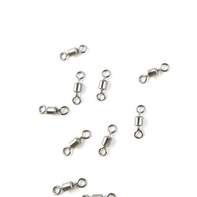 10 Pcs Fishing Swivel Sea Terminal Tackle Clip Connector Solid Coastlock Bulk Lots 09898 Rolling Test 35kg