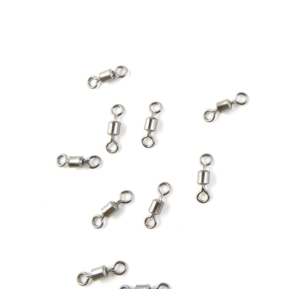 10 Pcs Fishing Swivel Sea Terminal Tackle Clip Connector Solid Coastlock Bulk Lots 09898 Rolling Test 35kg