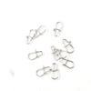960 Pcs Fishing Swivel Sea Terminal Tackle Clip Connector Solid Coastlock Bulk Lots 06477 Enhanced Snap Test 8Kg 12MM Cross Lock view 1