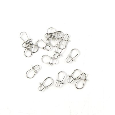 10 Pcs Fishing Swivel Sea Terminal Tackle Clip Connector Solid Coastlock Bulk Lots 03141 Enhanced Snap Test 5Kg 10MM Cross Lock