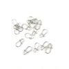 10 Pcs Fishing Swivel Sea Terminal Tackle Clip Connector Solid Coastlock Bulk Lots 03141 Enhanced Snap Test 5Kg 10MM Cross Lock view 1