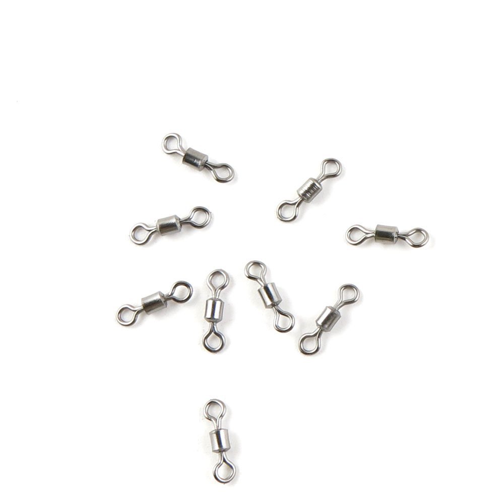 ebemallmall Fishing Tackle 10 Pcs Fishing Swivel Sea Terminal Tackle Clip Connector Solid Coastlock Bulk Lots 09984 Rolling Test 5kg
