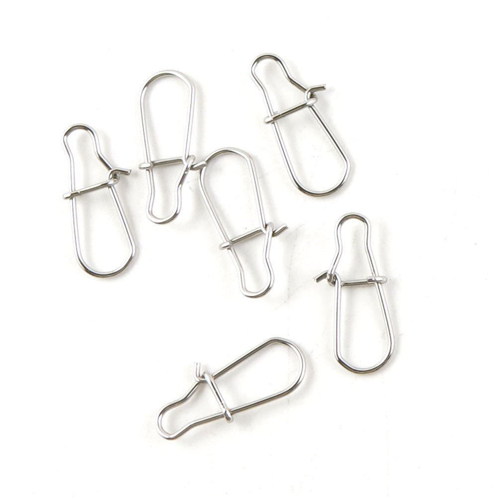790 Pcs Fishing Swivel Sea Terminal Tackle Clip Connector Solid Coastlock Bulk Lots 05899 Enhanced Snap Test 11Kg 19MM Cross Lock