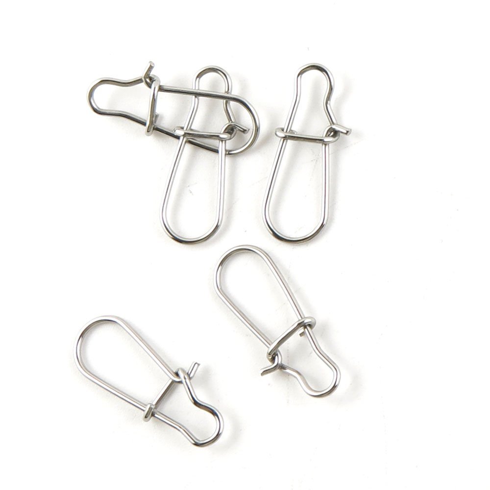 600 Pcs Fishing Swivel Sea Terminal Tackle Clip Connector Solid Coastlock Bulk Lots 09353 Enhanced Snap Test 18Kg 22MM Cross Lock
