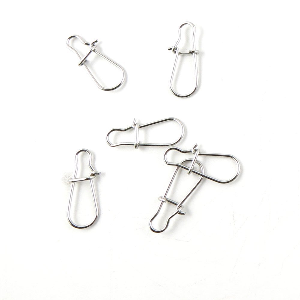 10 Pcs Fishing Swivel Sea Terminal Tackle Clip Connector Solid Coastlock Bulk Lots 03894 Enhanced Snap Test 23Kg 24MM Cross Lock