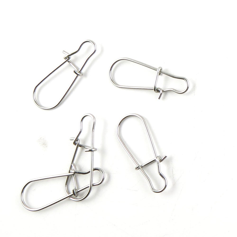 430 Pcs Fishing Swivel Sea Terminal Tackle Clip Connector Solid Coastlock Bulk Lots 06866 Enhanced Snap Test 35Kg 33MM Cross Lock