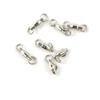 120 Pcs Fishing Swivel Sea Terminal Tackle Clip Connector Solid Coastlock Bulk Lots 03211 Ball Bearing Rolling Ring Test 20kg view 1
