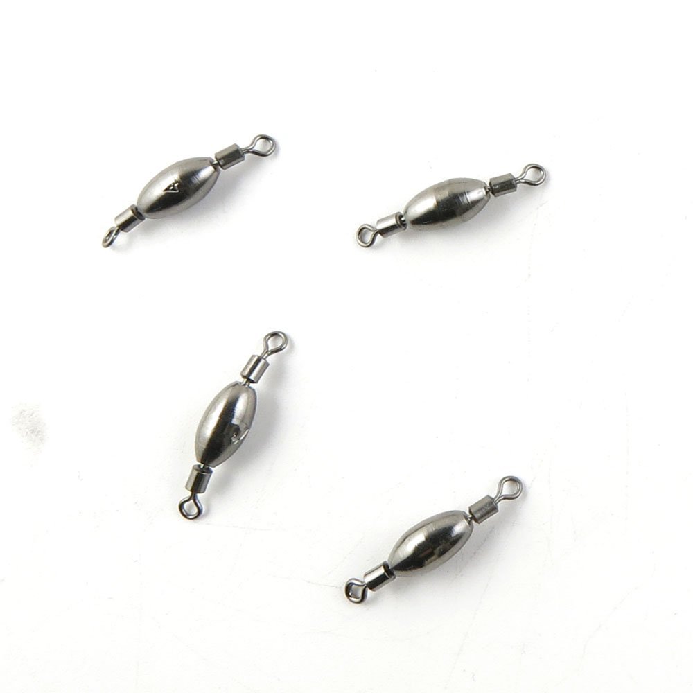 120 Pcs Fishing Swivel Sea Terminal Tackle Clip Connector Solid Coastlock Bulk Lots 00396 Rolling Copper Weight Cross Lock