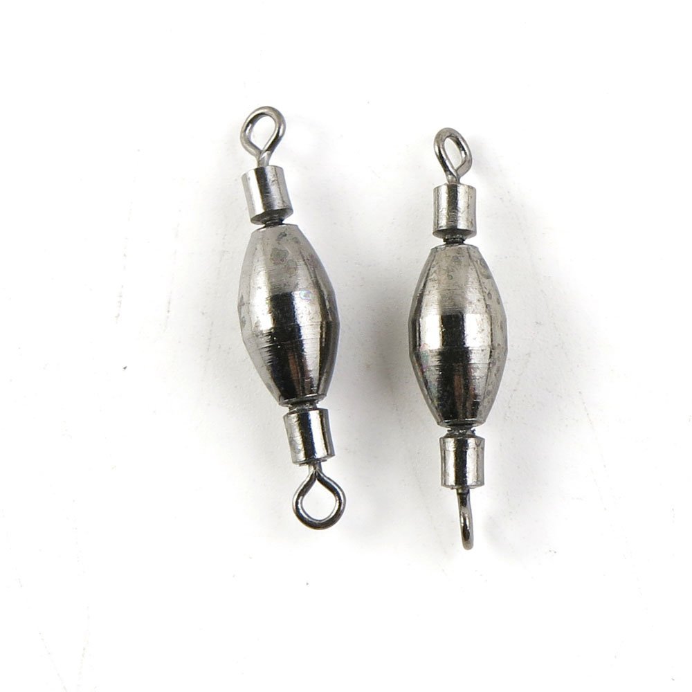 90 Pcs Fishing Swivel Sea Terminal Tackle Clip Connector Solid Coastlock Bulk Lots 05385 Rolling Copper Weight Cross Lock