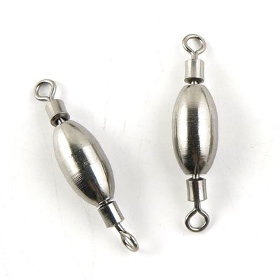 60 Pcs Fishing Swivel Sea Terminal Tackle Clip Connector Solid Coastlock Bulk Lots 09190 Rolling Copper Weight Cross Lock