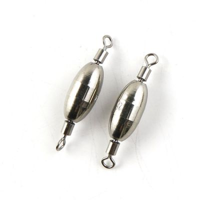 40 Pcs Fishing Swivel Sea Terminal Tackle Clip Connector Solid Coastlock Bulk Lots 07520 Rolling Copper Weight Cross Lock
