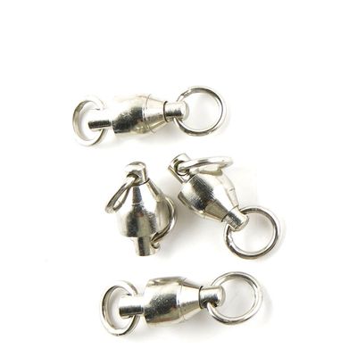 30 Pcs Fishing Swivel Sea Terminal Tackle Clip Connector Solid Coastlock Bulk Lots 06251 Ball Bearing Rolling Ring Test 160kg