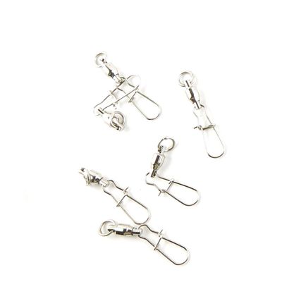 110 Pcs Fishing Swivel Sea Terminal Tackle Clip Connector Solid Coastlock Bulk Lots 02739 Ball Bearing Rolling Ring Test 11kg Cross Lock