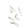 110 Pcs Fishing Swivel Sea Terminal Tackle Clip Connector Solid Coastlock Bulk Lots 02739 Ball Bearing Rolling Ring Test 11kg Cross Lock view 1