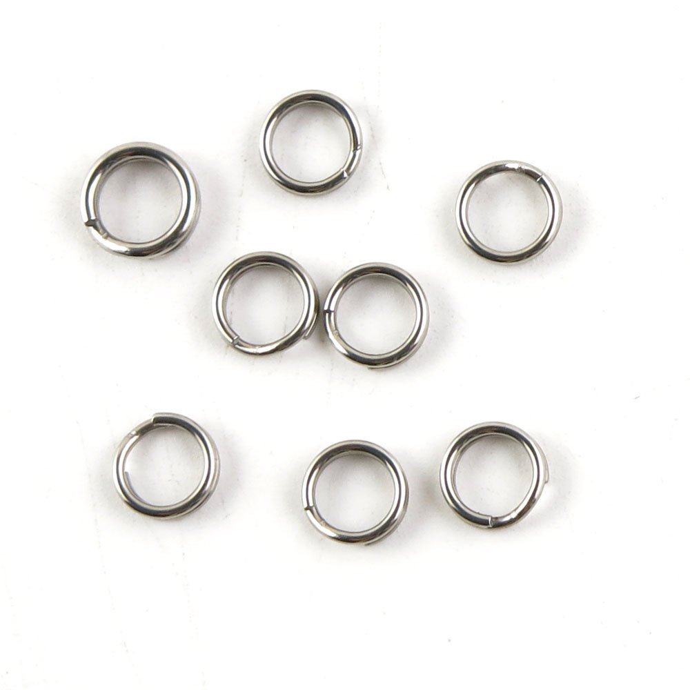 10 Pcs Fishing Swivel Sea Terminal Tackle Clip Connector Solid Coastlock Bulk Lots 04067 Split Ring 4.6MM