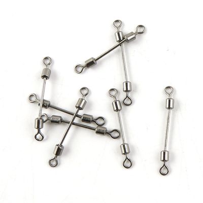 440 Pcs Fishing Swivel Sea Terminal Tackle Clip Connector Solid Coastlock Bulk Lots 08645 Lead Sheet 11MM Cross Lock