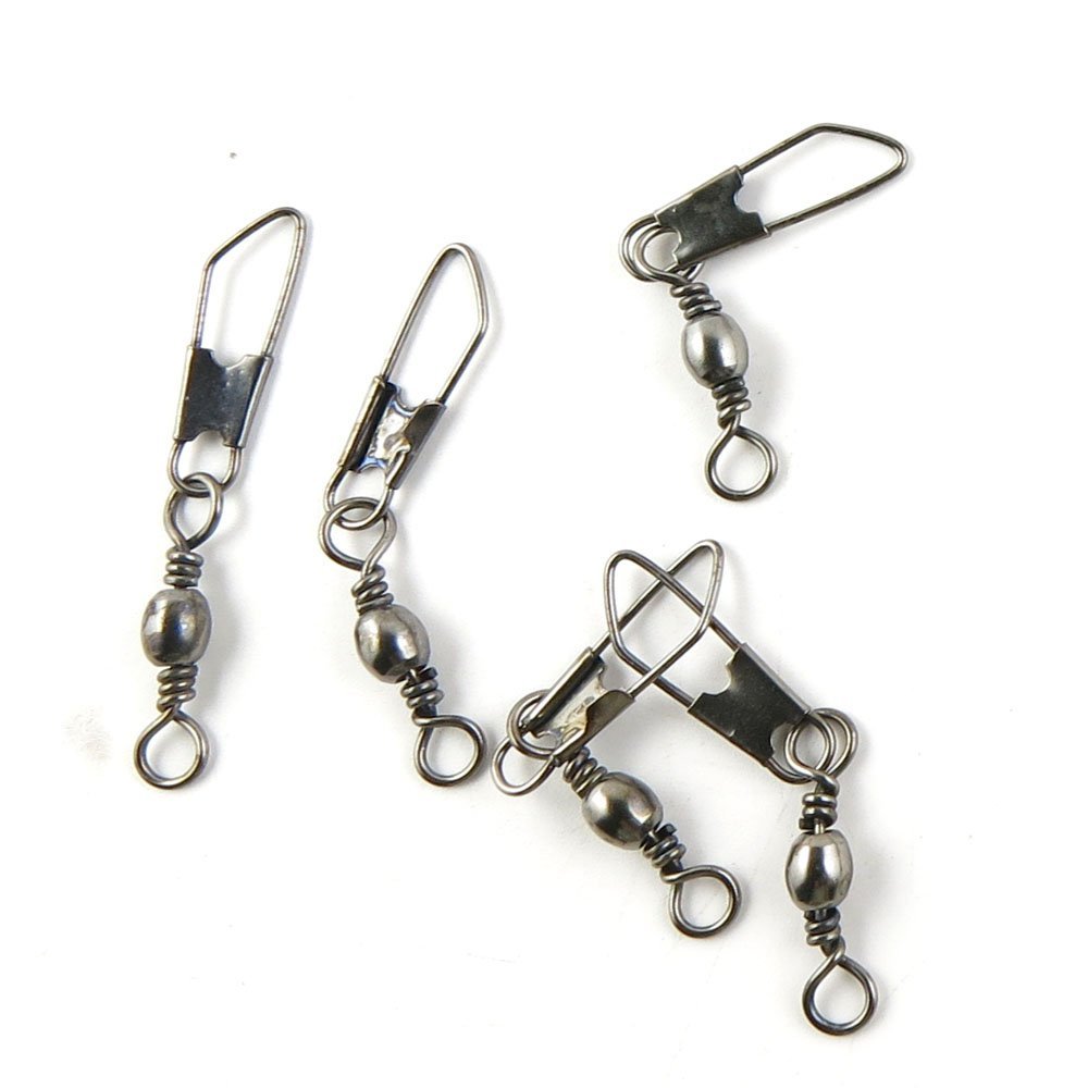 240 Pcs Fishing Swivel Sea Terminal Tackle Clip Connector Solid Coastlock Bulk Lots 02955 Snap Rolling Test 21kg Cross Lock