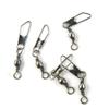 240 Pcs Fishing Swivel Sea Terminal Tackle Clip Connector Solid Coastlock Bulk Lots 02955 Snap Rolling Test 21kg Cross Lock view 1