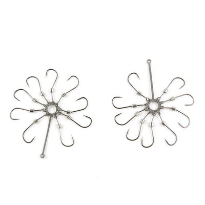 20 Pcs Fishing Swivel Sea Terminal Tackle Clip Connector Solid Coastlock Bulk Lots 06571 Tray Plate Hooks 8#