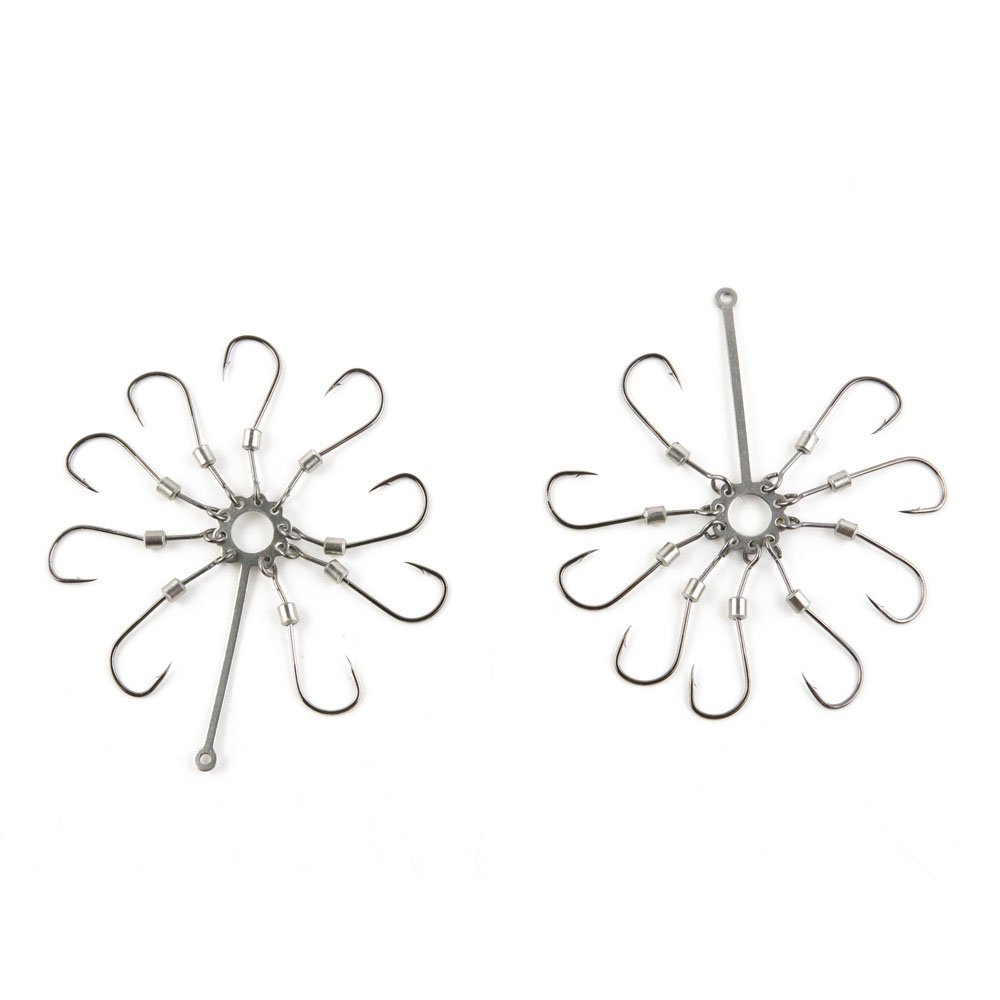 20 Pcs Fishing Swivel Sea Terminal Tackle Clip Connector Solid Coastlock Bulk Lots 06571 Tray Plate Hooks 8#