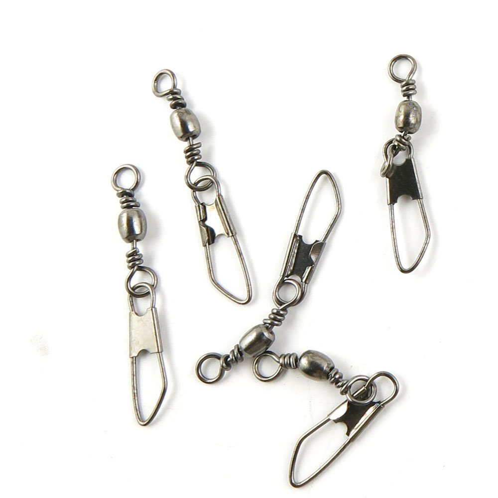 270 Pcs Fishing Swivel Sea Terminal Tackle Clip Connector Solid Coastlock Bulk Lots 09901 Snap Rolling Test 20kg Cross Lock