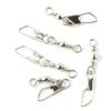 350 Pcs Fishing Swivel Sea Terminal Tackle Clip Connector Solid Coastlock Bulk Lots 04868 Snap Rolling Test 19kg Cross Lock view 1