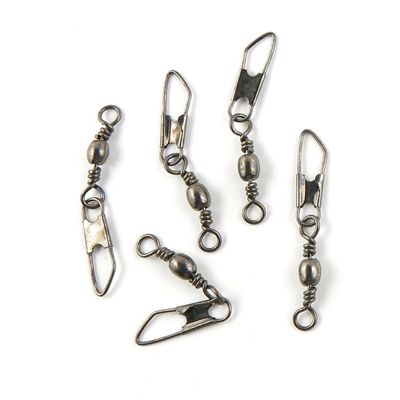 420 Pcs Fishing Swivel Sea Terminal Tackle Clip Connector Solid Coastlock Bulk Lots 09969 Snap Rolling Test 12kg Cross Lock