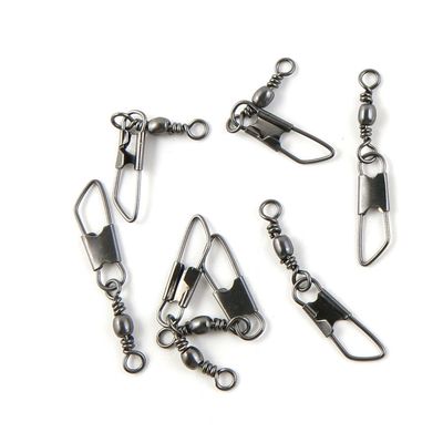 10 Pcs Fishing Swivel Sea Terminal Tackle Clip Connector Solid Coastlock Bulk Lots 07745 Snap Rolling Test 12kg Cross Lock