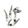 10 Pcs Fishing Swivel Sea Terminal Tackle Clip Connector Solid Coastlock Bulk Lots 07192 Snap Rolling Test 8kg Cross Lock view 1