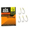 40 Packs (5Pcs per pack) Fishing Swivel Sea Terminal Tackle Clip Connector Solid Coastlock Bulk Lots 01054 Rolling with Hook 14# view 1