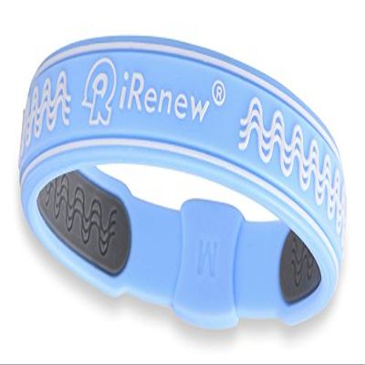 Vanguard L iRenew Balance Bracelet Sports Series Size Blue, Clear