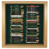 Eureka Golf Pencil Display Case | Holds 64 Round or Hexagonal Golf Pencils | Oak Finish | Made in The USA view 1