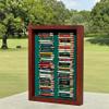 Eureka Golf Pencil Display Case | Holds 64 Round or Hexagonal Golf Pencils | Oak Finish | Made in The USA view 4