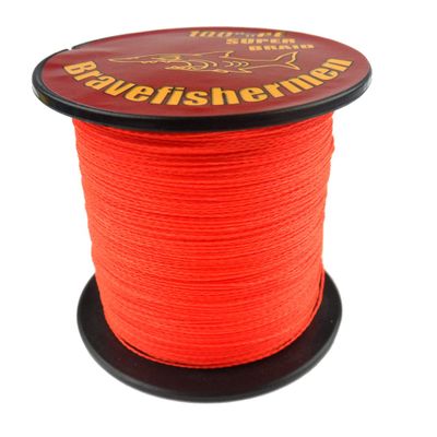 Braided Fishing Line Multifilament PE Fishing Line Braide 4 Strands Abrasion Resistant Braided Lines Incredible line 10LB-100LB, 110 Yards-1100 Yards