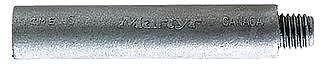 Boating Accessories Martyr Anodes 1/2in x 1-1/4 Pencil zinc Anode only mtr cmez1f view 1