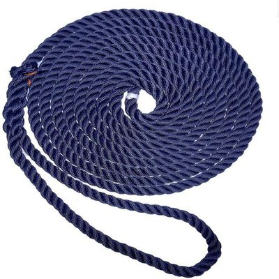 Boating Accessories New England Ropes DOCKLINE 1/2 X 15 Nylon Navy 60531600015