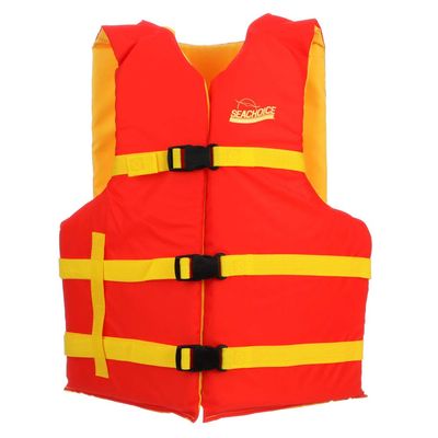 SEACHOICE ORNG/YEL XL Adult Vest 40-60" 86250